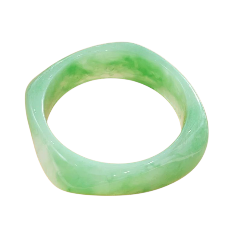 Grøn bangle - resin
