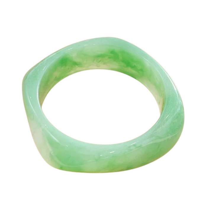 Grøn bangle - resin