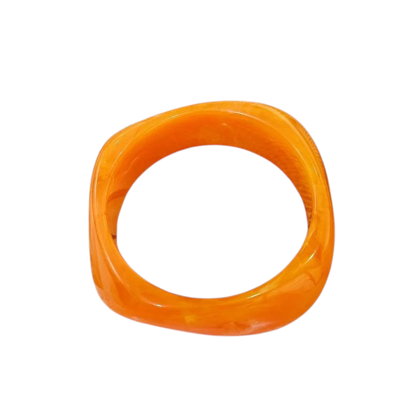 Orange bangle I resin