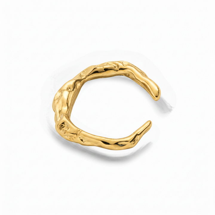Øre cuff - 18 karat forgyldt sterlingsølv