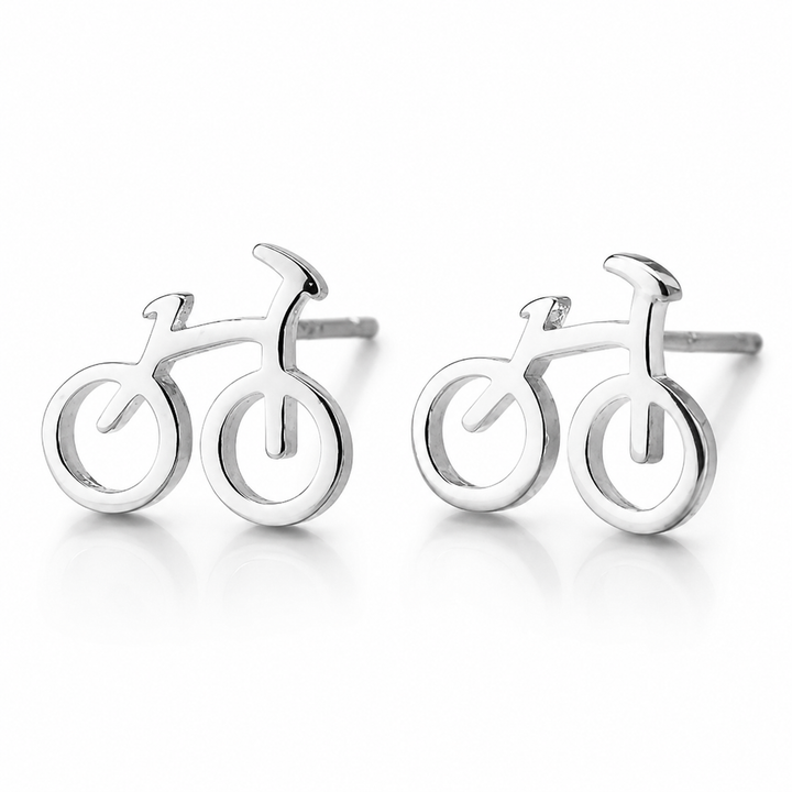 Ørestikker cykel - 925 sterlingsølv