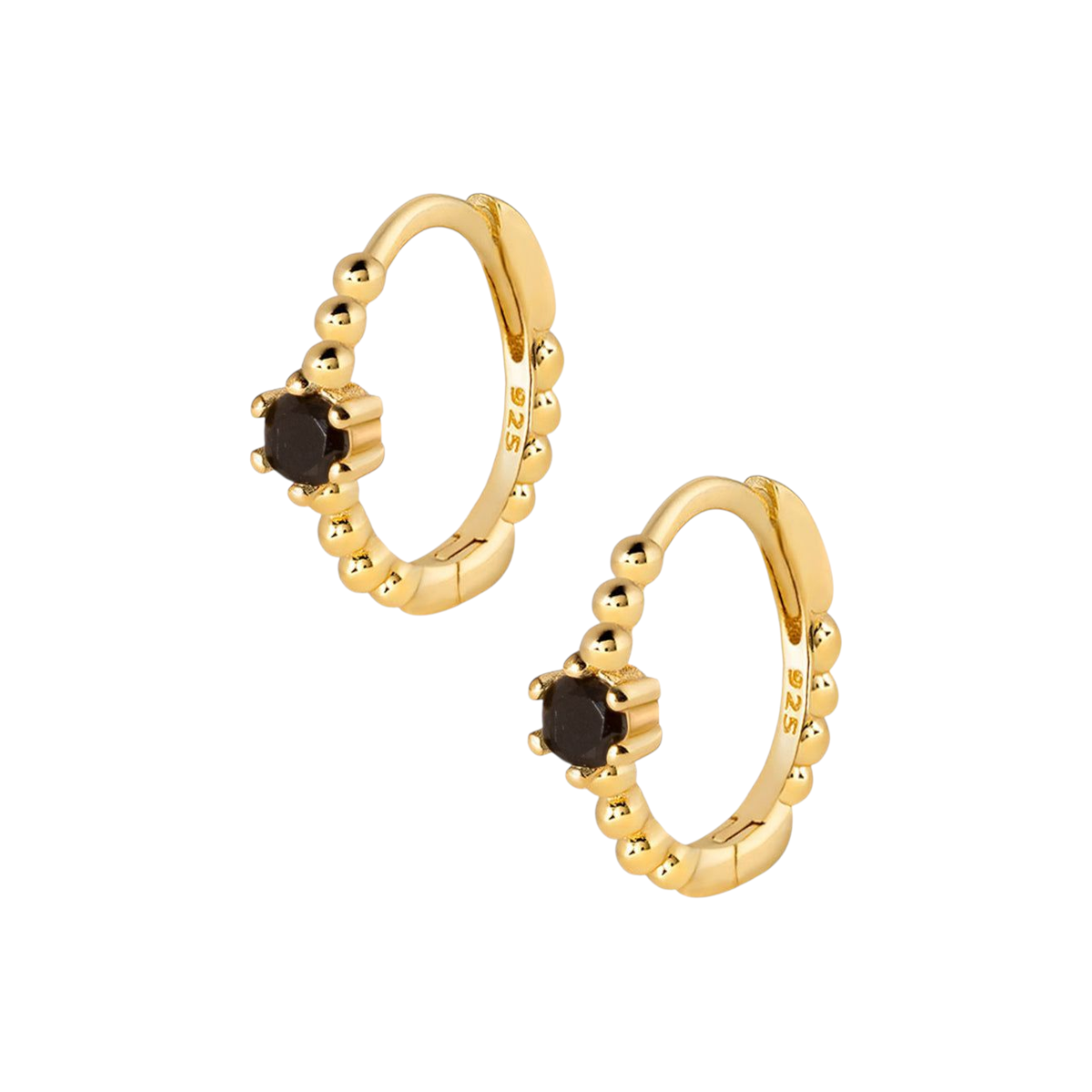 Creoler i 18 karat forgyldt sterlingsølv. Flere farver