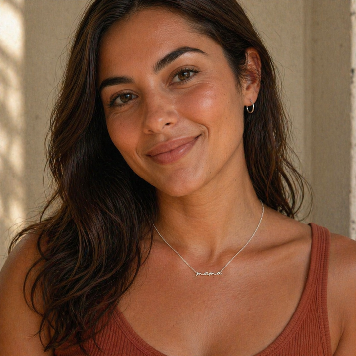 Mama halskæde - ædelstål