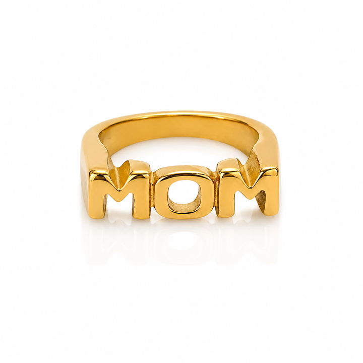 MOM ring - 18 karat forgyldt ædelstål