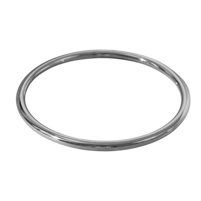 Klassisk 4mm. armring i rustfrit ædelstål