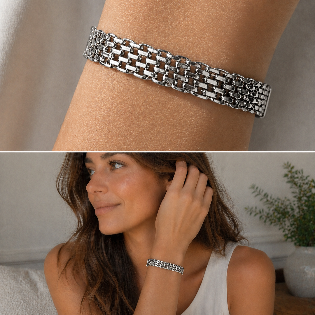 Mesh armbånd - ædelstål