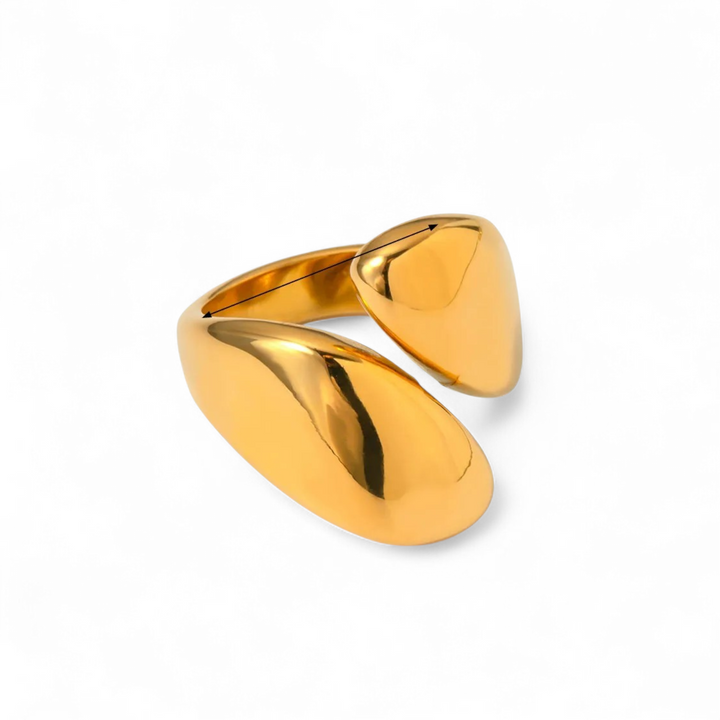 Icon ring - 18 karat forgyldt ædelstål