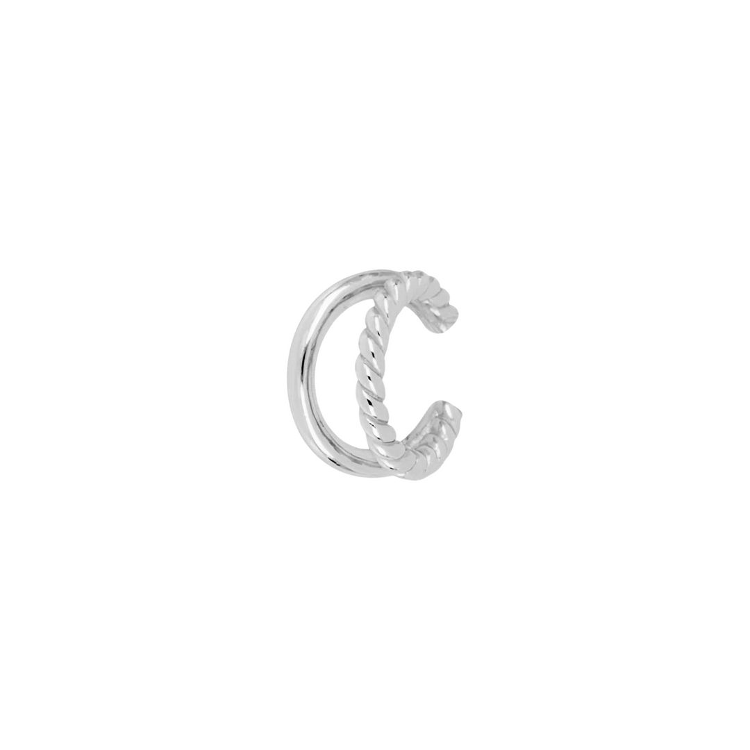 Dobbelt twist ørecuff – 925 sterlingsølv