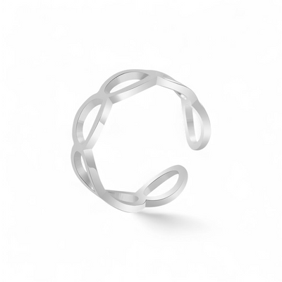 Enkel mandel ring i titanium