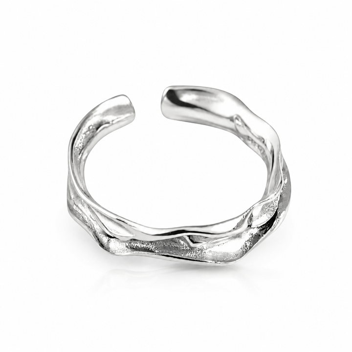Bølgering - 925 sterlingsølv